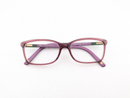 Escada Eyeglasses Frames Only, VES 356 COL. 0916, 53-16-140, Purple, Italy