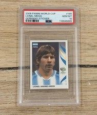 2006 Panini World Cup Germany Sticker #185 Lionel Messi PSA 10 GEM LOW POP