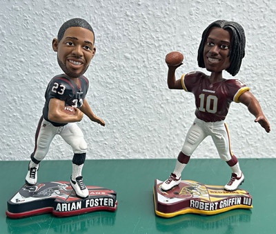 NFL Bobblehead Set Arian Foster + Robert Griffin III FOCO limitiert /2013
