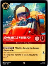 Adorabeezle Winterpop - Ice Rocket Racer 116/204 Common Azurite Sea Lorcana LP