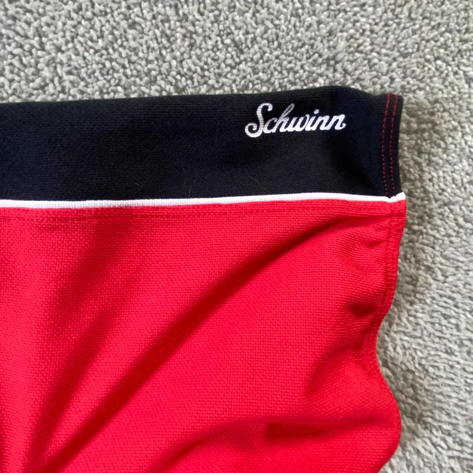 Schwinn Cycling Jersey Shirt Mens Medium Red Black Performance Bike Pockets - Image 4 of 4