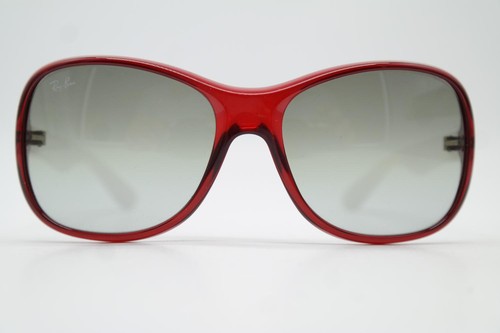 Sonnenbrille Ray Ban RB 4139 Rot Milchfarben Silber Oval sunglasses Brille Neu