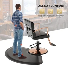 4.5 ft. x 2.45 ft. Salon & Barber Shop Chair Anti-Fatigue Mat Comfort Floor Mat