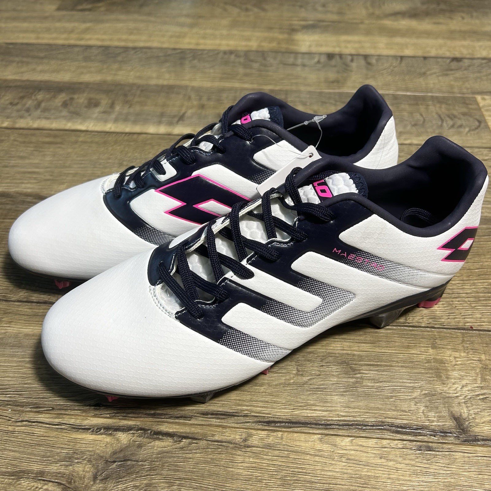 Lotto tacchetti calcio uomo MAESTRO 300 IV FG taglia 7 5 bianco 214592