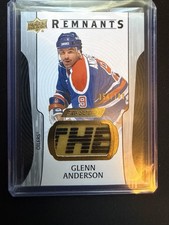 2025 UD Engrained Icons Memorabilia Remnants Stick R-GA Glenn Anderson  /100
