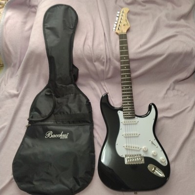 Bacchus Universe Series Stratotype Electric Guitar Black