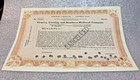 Lot of 2 1909 Geneva Corning and Southern Railroad Stock Certificates Cancelled — photo 3