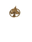 Vintage James Avery Oak Tree with S for Schreiner University 14k Gold Pendant — photo 8