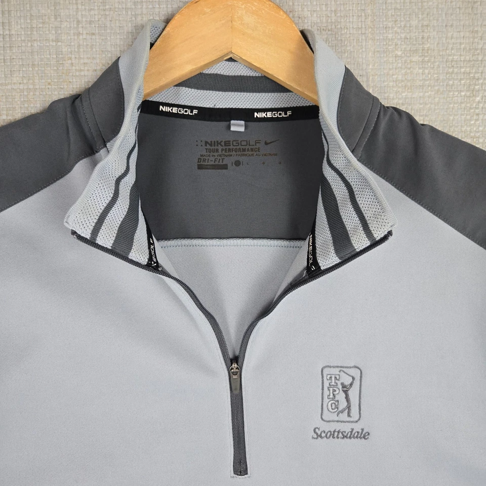 NIKE GOLF x TPC SCOTTSDALE Mens Size Large Tour Performance 1/2 Zip Vest Golf - Image 2 of 4