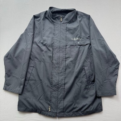 Lee Dong Soo Golf Gold Label Mens Full Zip Jacket Gray Size 105 Performance