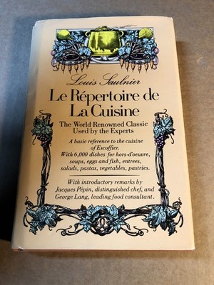 Louis Saulnier Le Repertoire de La Cuisine Hardcover - Clean Pages