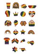 LGBTQ+ Pride Badge Rainbow Metal Enamel Lapel Pin Brooch Gift NEW BUY 2, 1 FREE