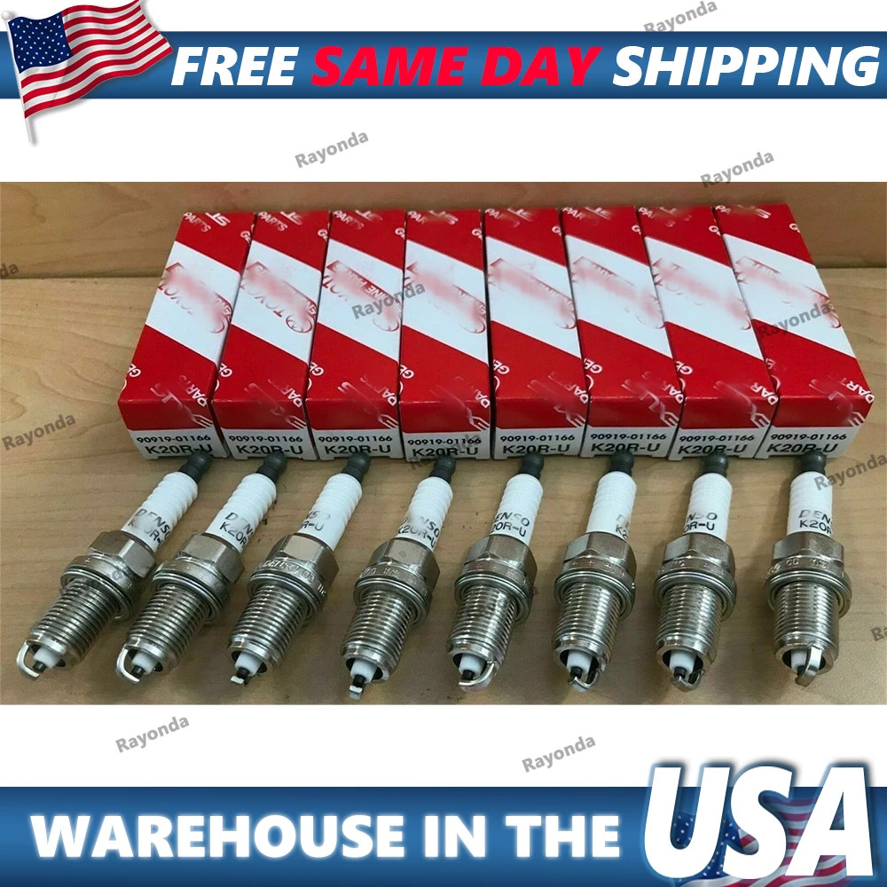 OEM 2001-04 TOYOTA SEQUOIA AND 2000-04 TUNDRA 4.7L V8 Spark Plugs Set of 8