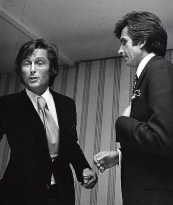 Robert Evans George Hamilton at National Academy of TV Arts Scienc- Old Photo 1