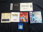 NICE! Pokemon Blue Version Complete Box Nintendo GameBoy Authentic First Print