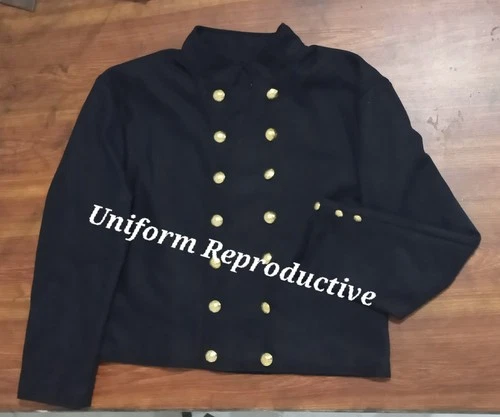 Civil War Dark Blue Union Double Breast Shell Jacket Available All Size