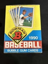 1990 BOWMAN Baseball Wax Box Factory Sealed 36 Packs Sosa, Thomas, Walker Rookie