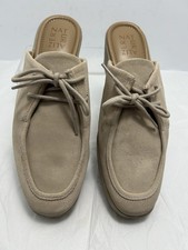 Naturallizer Womens Wedge Mules Taline Size 9M Beige Leather Upper E