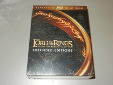 BRAND NEW SEALED LORD OF THE RINGS EXTENDED EDITIONS TRILOGY BLU-RAY