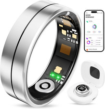 Smart Rings for Women Men - Fitness Health Tracker with Sleep Monitoring Heart R