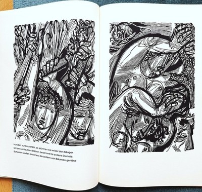 Hans Orlowski "Orpheus und Eurydice" mit 14 Holzschnitten - Folio!