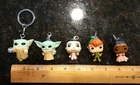 Funko Keychain Lot of 5 Pocket Pop Baby Yoda Peter Pan Angelica Hamilton