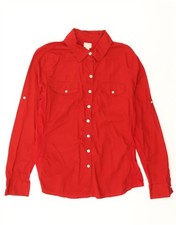 Converse Damen Shirt UK 18 XL Rot Baumwolle ZW24