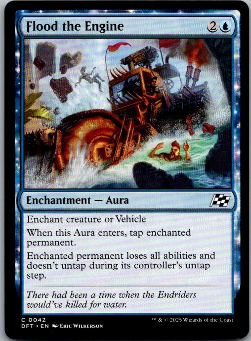 Flood the Engine 42 Common Aetherdrift Magic: The Gathering Lightly Played