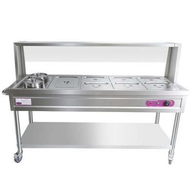#ad #ad 1800W 7 Pans 2 Pots Commercial Electric Food Warmer Steam Table for Catering $568.65