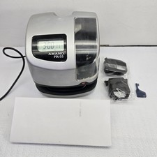 Amano PIX-55 PIX-10 Punch Card Employee Atomic Time Clock  W/ Key & 2 New Ink +