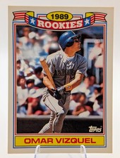 1990 Topps 1989 Rookies #28 Omar Vizquel RC