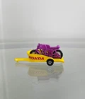 VINTAGE MATCHBOX LESNEY SUPERFAST TRANSITIONAL #38 HONDA MOTORCYCLE & TRAILER