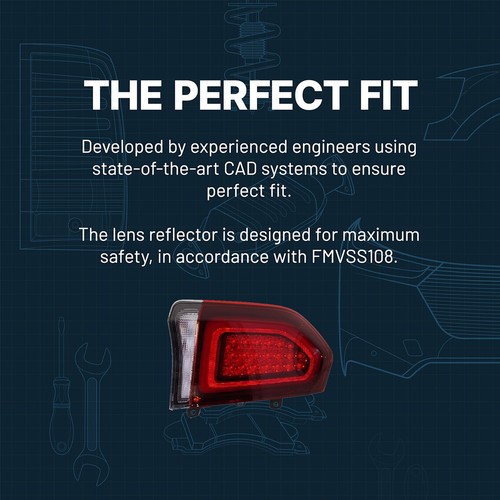 Set of 2 Tail Lights Taillights Taillamps Brakelights Driver & Passenger Pair - Bild 10 von 11