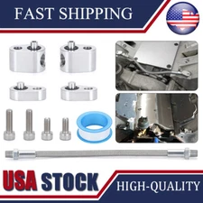 Coolant / Steam Port Crossover Hose Kit For LS1 Throttle Body Bypass-C