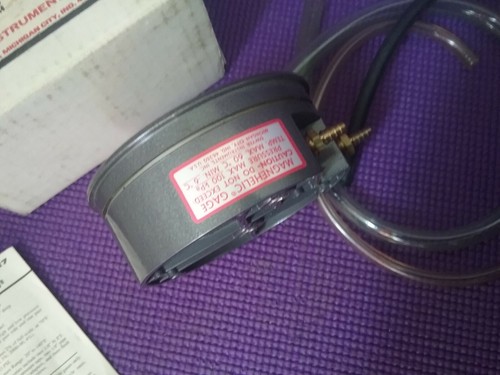 DWYER MAGNEHELIC A-27 DIFFERENTIAL PRESSURE GAUGE 2000 USA (AS NEW) - Picture 7 of 7