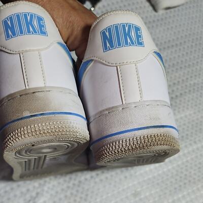 NIKE AIR FORCE EUC MENS SIZE 10 UNIVERSITY BLUE SNEAKERS  display picture 1