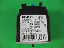 Siemens Auxiliary Switch -- 3RH1921-2HA22 -- Used