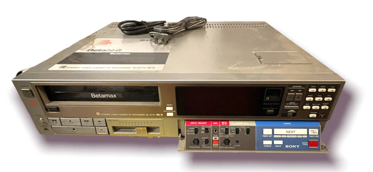 Sony SL-2710 Betamax player - Nice! - Hi-Fi Stereo VCR video Sony SL-2710 Betamax player - Nice! - Hi-Fi Stereo VCR video