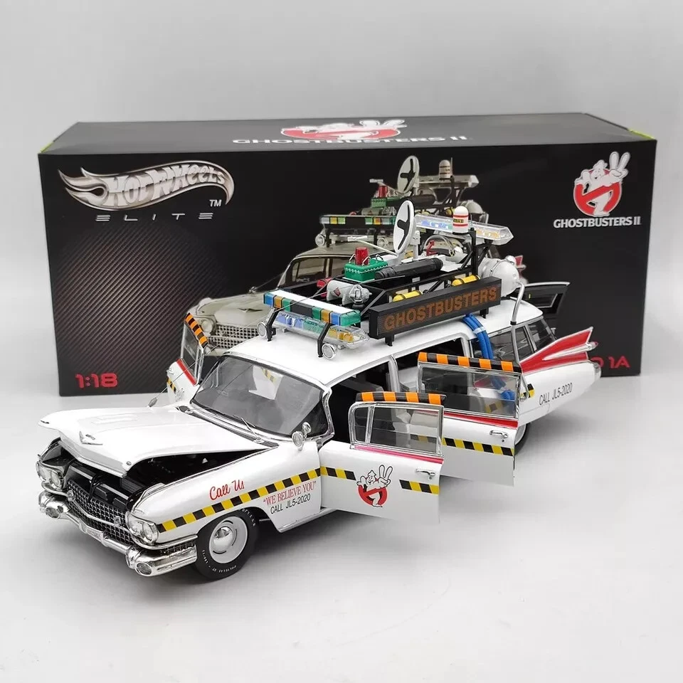 Hot Wheels Ghostbusters Elite 1:18 Scale Diecast Cars, Trucks