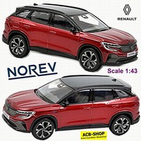 Renault Austral Esprit Alpine 2022 Flame Red + Black Metallic 1:43 Norev 517926