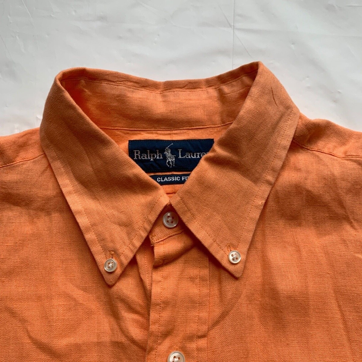 Ralph Lauren 90s 100% linen shirt y2k 麻 Ralph Lauren 90s 100% linen shirt y2k 麻 - メルカリ