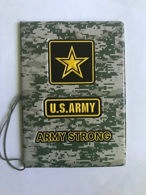 Passport Etui U.S.Army 3D Passport Case REISEPASSHÜLLE Kunstleder 14*10cm Neu