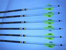 6 Gold Tip Hunter Pro 340 Carbon Arrows Custo...