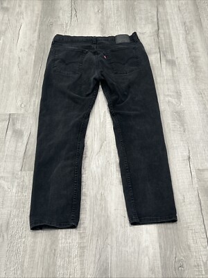 Levis 502 Jeans Mens 36x32 Black Denim Regular Fit Casual CW Levis 502 Jeans Mens 36x32 Black Denim Regular Fit Casual CW