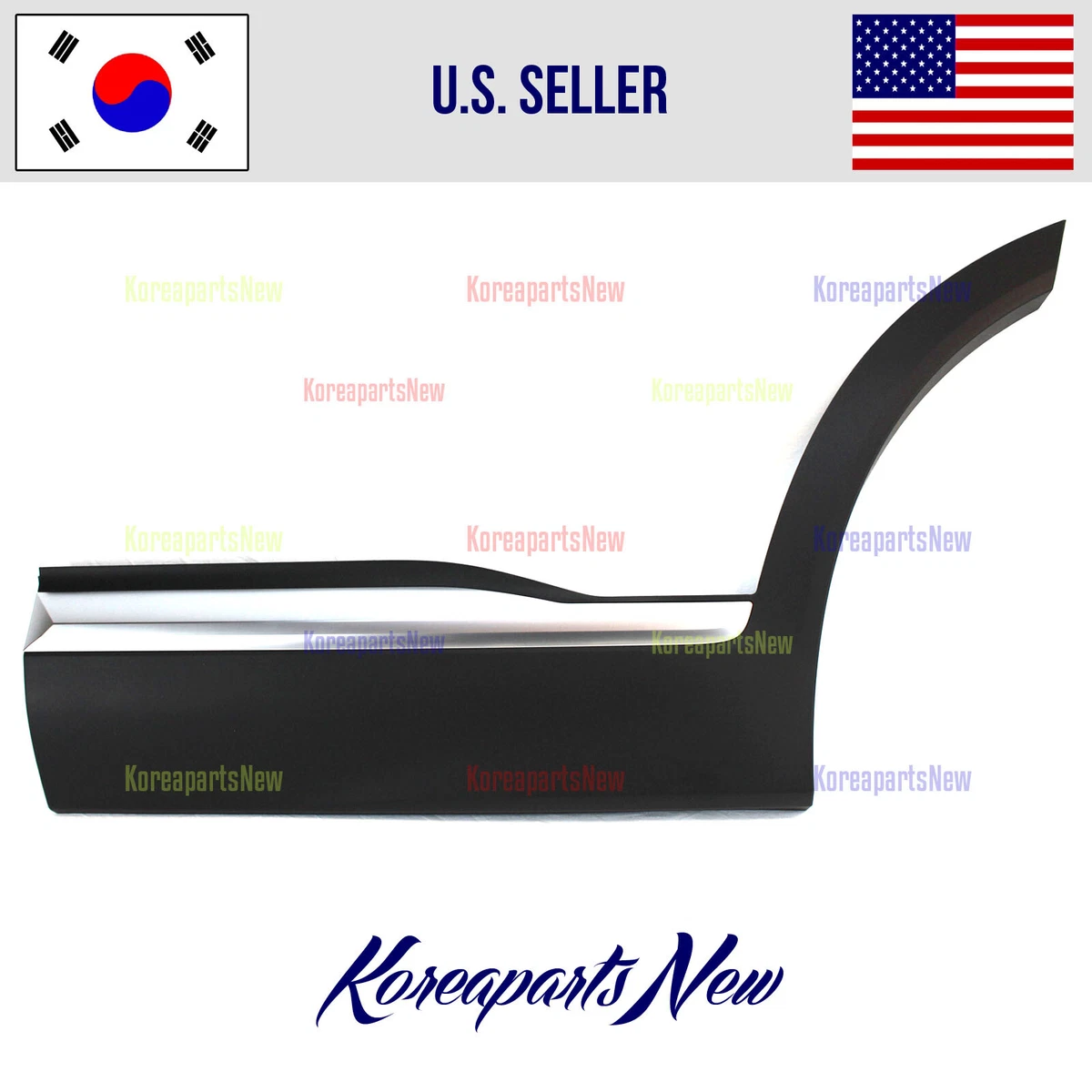 REAR Door Lower Molding Garnish Left DRIVER ⭐OEM⭐ Hyundai Santa 