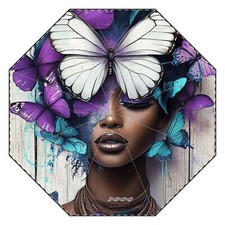 Butterfly Beauty Umbrella Colorful Floral Spring Fashion