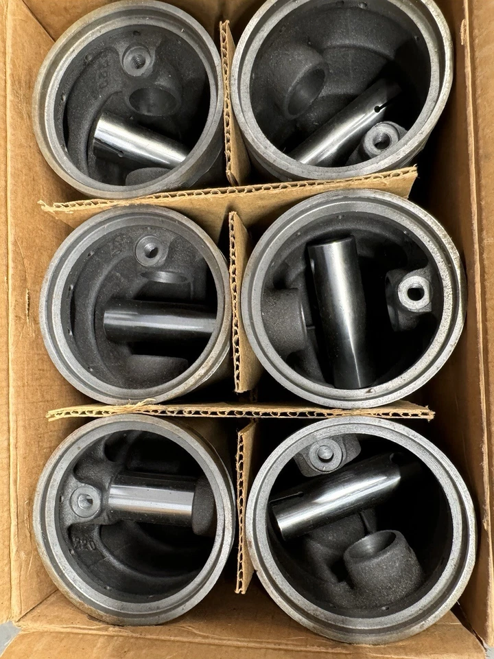 Nuevo de Lote Antiguo 1939-1940 Pontiac De Luxe Calidad 6 Cilindros Pistones McQuay Norris 115 120 Foto 2 de 4