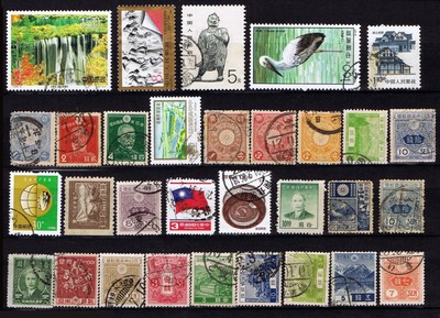 China and Japan nice Lot Konvolut gemischt alt + neu gestempelt ° used