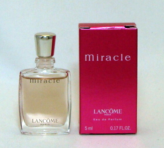 MIRACLE LANCOME EAU DE PARFUM 5 ML. 0.17 FL.OZ NEW IN BOX | eBay
