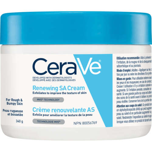 CeraVe Salicylic Acid Cream Rough Bumpy Skin Moisturizes Exfoliates 340g NEW - Foto 1 di 1